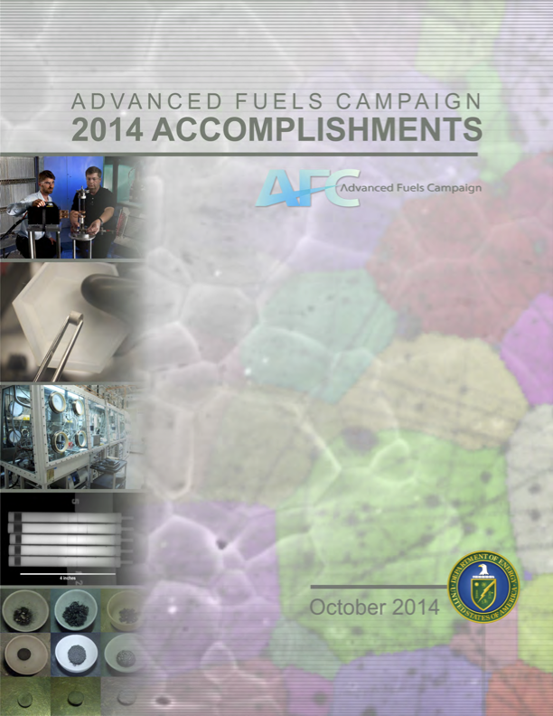 2014 Accomplishment Report Cover